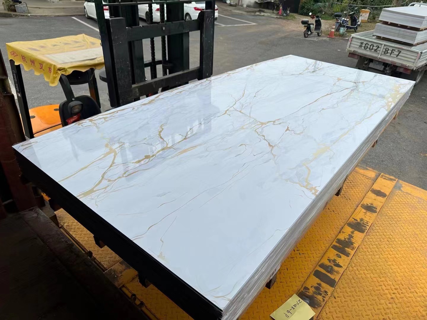 folha de m&aacute;rmore pvc