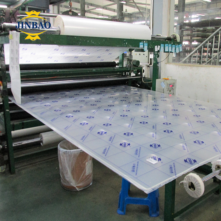 JINBAO 1220*2440mm Folha acrílica moldada de plástico PMMA de cor grossa de 1 polegada