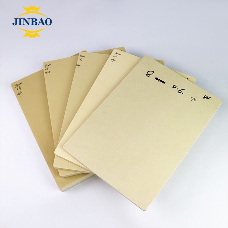 Vista superior da folha WPC